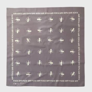 【BUENA VISTA-ブエナ ビスタ】Fuck off bandanna【PURPLE】