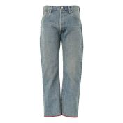 【JUNYAWATANABE MAN-ジュンヤワタナベマン】綿デニム製品加工Levi's Wネームパンツ