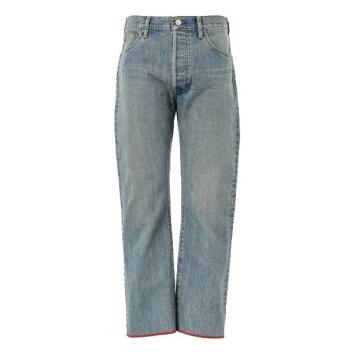 【JUNYAWATANABE MAN-ジュンヤワタナベマン】綿デニム製品加工Levi's Wネームパンツ