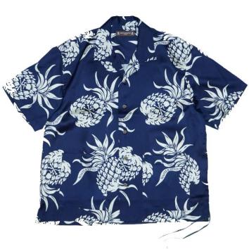 【mastermind JAPAN-マスターマインド ジャパン】PINEAPPLE WASHABLE SILK SS SHIRT