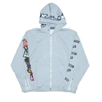【mastermind JAPAN-マスターマインド ジャパン】MULTI PATCHED ZIP-UP HOODIE