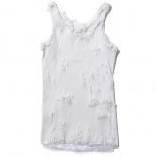 【doublet/ダブレット】DESTROYED TANK TOP【WHT】