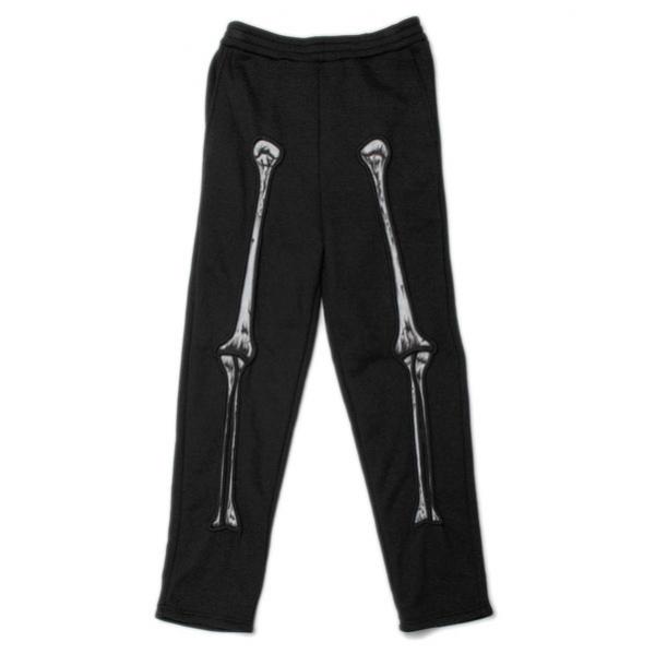 【doublet/ダブレット】SKULL SHIRRING EMBROIDERY SWEAT PANTS【BLK】