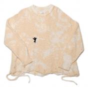 【doublet/ダブレット】RECYCLE COTTON BLEACHED PULLOVER【IVO】
