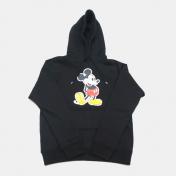 【TheSoloist-ソロイスト】Mickey Mouse pullover hoodie【BLK×ORI】