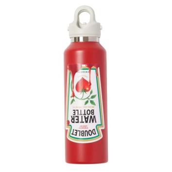 【doublet/ダブレット】FRIDGE STYLE WATER BOTTLE/MEDIUM【KETCHUP】