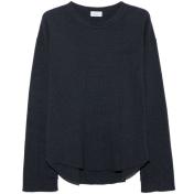 【UNUSED-アンユーズド】Long-sleeve waffle T-shirt【I.BLK】