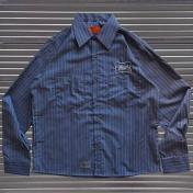 【MINE USA/マイン ユーエスエー】Dead Stock Work Shirts TC Stripe