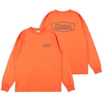 【STANDARD CALIFORNIA-スタンダード カリフォルニア】SD Heavyweight Stadium Logo LS T【ORG】