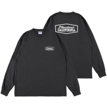 【STANDARD CALIFORNIA-スタンダード カリフォルニア】SD Heavyweight Stadium Logo LS T【BLK】