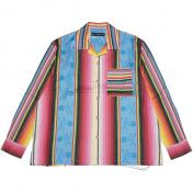 【MASTERMIND WORLD-マスターマインド ワールド】MEXICAN STRIPE SHIRT
