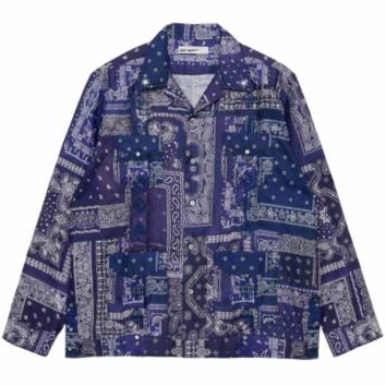 【GDC-ジーディーシー】MIYAGI HIDETAKA×GDC Cuban Shirt【NAVY】