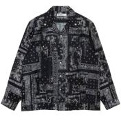 【GDC-ジーディーシー】MIYAGI HIDETAKA×GDC Cuban Shirt【BLK】