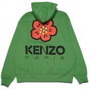 【KENZO-ケンゾー】'BOKE FLOWER' オーバーサイズ フ―ディー【G.GRN】