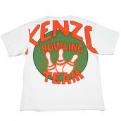 【KENZO-ケンゾー】'KENZO BOWLING' オーバーサイズ Tシャツ【WHT】