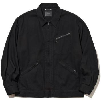 【DELUXE-デラックス】DELUXE x MINEDENIM COVER JKT【BLK】