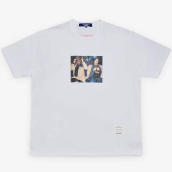 【JUNYAWATANABE MAN-ジュンヤワタナベマン】綿度詰天竺 製品プリント TEE THE FACE TRICKY AND MARTINA TOPLEY-BIRD