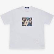 【JUNYAWATANABE MAN-ジュンヤワタナベマン】綿度詰天竺 製品プリント TEE THE FACE TRICKY AND MARTINA TOPLEY-BIRD