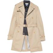 【JUNYAWATANABE MAN-ジュンヤワタナベマン】綿ギャバポリウレタンラミネート×綿デニム コート