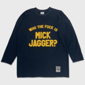 【BUENA VISTA-ブエナ ビスタ】Who the fuck is football shirt【NAVY】