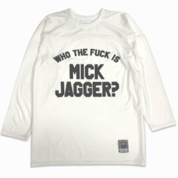 【BUENA VISTA-ブエナ ビスタ】Who the fuck is football shirt【WHT】