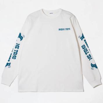 【BUENA VISTA-ブエナ ビスタ】Me tomo ultima copa L/S tee【WHT】