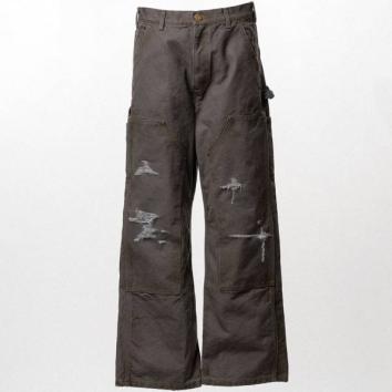 【KAMIYA-カミヤ】BORO Duck Painter Pants