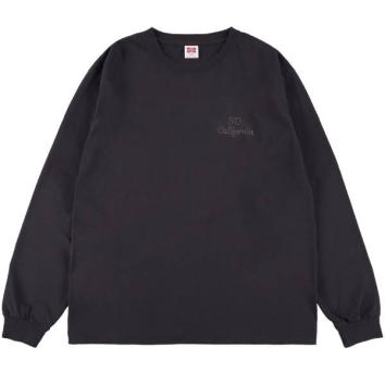 【STANDARD CALIFORNIA-スタンダード カリフォルニア】SD US Cotton Logo LS T【BLK】