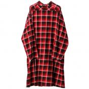 【TheSoloist-ソロイスト】medical gown shirt.(ombre check)【RED】