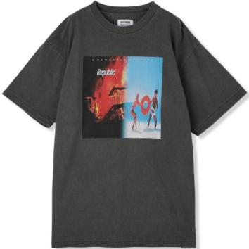 【INSONNIA PROJECTS-インソニアプロジェクト】NEW ORDER REPUBLIC TEE【BLK】