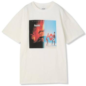 【INSONNIA PROJECTS-インソニアプロジェクト】NEW ORDER REPUBLIC TEE【WHT】