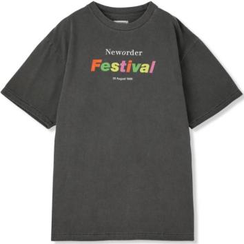 【INSONNIA PROJECTS-インソニアプロジェクト】NEW ORDER FESTIVAL TEE【BLK】