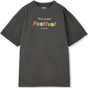 【INSONNIA PROJECTS-インソニアプロジェクト】NEW ORDER FESTIVAL TEE【BLK】
