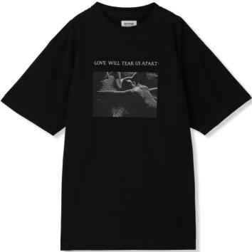 【INSONNIA PROJECTS-インソニアプロジェクト】JOY DIVISION LOVE WILL TELL US APART TEE【P.BLK】