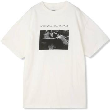 【INSONNIA PROJECTS-インソニアプロジェクト】JOY DIVISION LOVE WILL TELL US APART TEE【WHT】