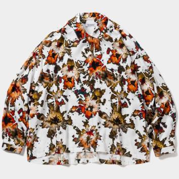 【TIGHTBOOTHPRODUCTION-タイトブースプロダクション】BLOOM L/S SHIRT【WHT】