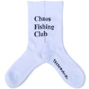 【Chaos Fishing Club-カオスフィッシングクラブ】1PAC LOGO SOCKS【WHT】