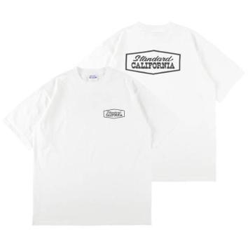 【STANDARD CALIFORNIA-スタンダード カリフォルニア】SD Heavyweight Stadium Logo T【WHT】