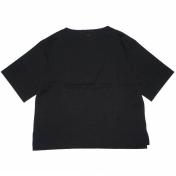 【MAYKAM-メイカム】SMOOTH BOAT NECK TEE【BLK】