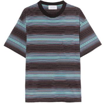 【UNUSED-アンユーズド】Border short sleeve T-shirt