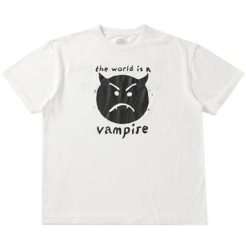【INSONNIA PROJECTS-インソニアプロジェクト】THE WORLD IS A VAMPIRE TEE【WHT】