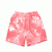 【ROTTWEILER/ロットワイラー】TIED-YED SWEAT SHORTS【RED】