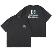 【STANDARD CALIFORNIA-スタンダード カリフォルニア】SD Heavyweight Shield Logo Pocket T【BLK】
