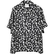 【TheSoloist-ソロイスト】hawaiian shirt.(leopard)【BLK】