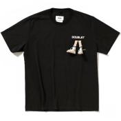 【doublet/ダブレット】"JACK PARCELL ALLSTER" EMBROIDERY T-SHIRT【BLK】