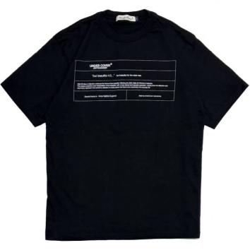 【UNDERCOVER-アンダーカバー】TEE but beautiful 4.5【BLK】