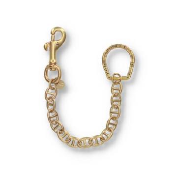 【STANDARD CALIFORNIA-スタンダード カリフォルニア】Button Works / SD Key Chain【BRASS】