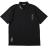 【TANGRAM-タングラム】VERTICAL NEON LOGO POLO SHIRTS【BLK】