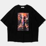 【TIGHTBOOTHPRODUCTION-タイトブースプロダクション】POLICE CHECKUP S/S T-SHIRT【BLK】