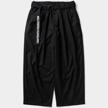 【TIGHTBOOTHPRODUCTION-タイトブースプロダクション】BAGGY SLACKS【BLK】